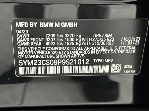 Certified 2023 BMW XM AWD/4WD image 19