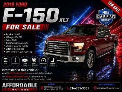 Used 2016 Ford F150 XLT w/ Equipment Group 302A Luxury