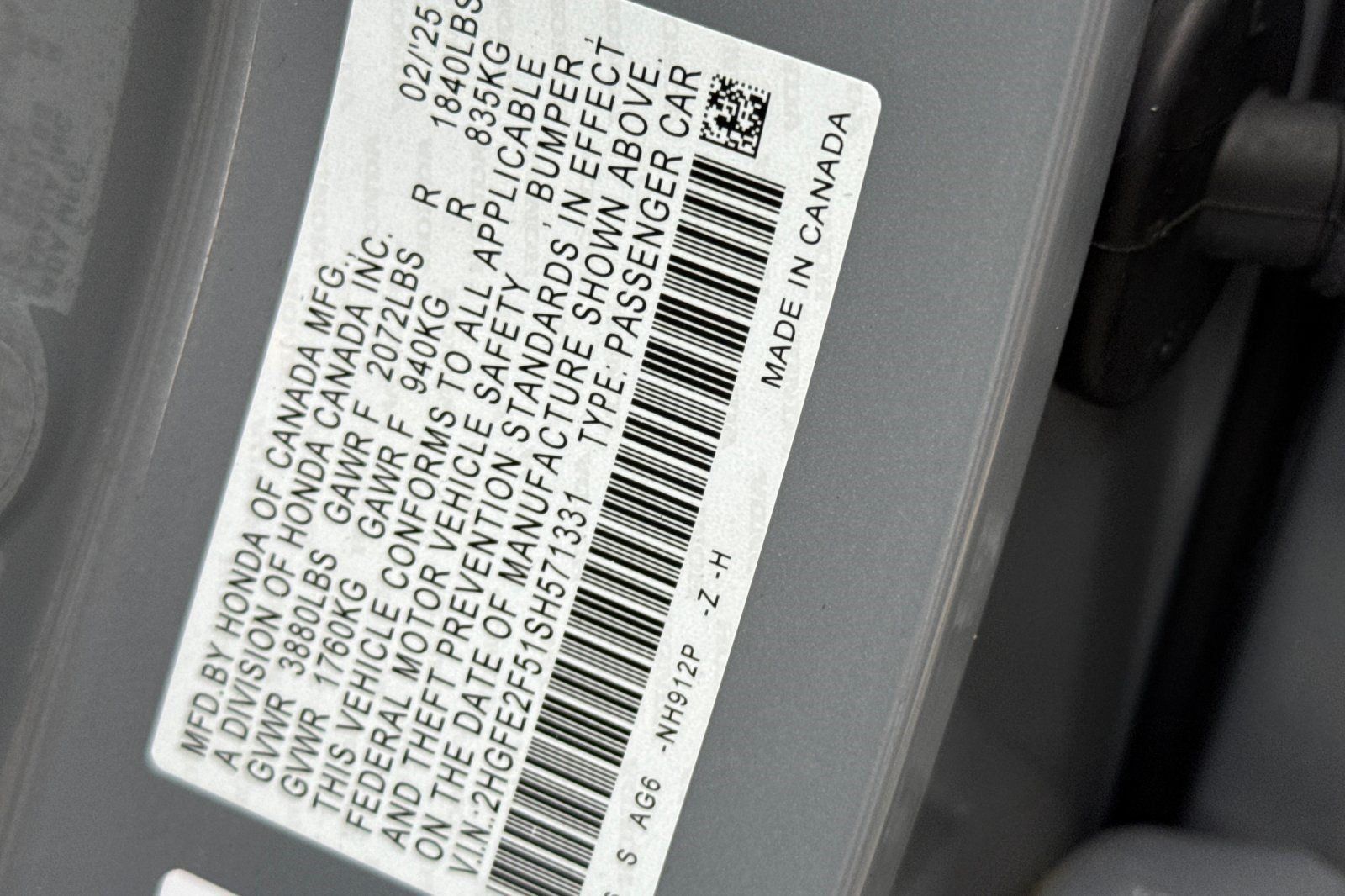 Used 2025 Honda Civic Sport image 24