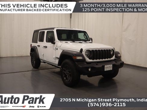 Certified 2024 Jeep Wrangler Unlimited Sport AWD/4WD image 1