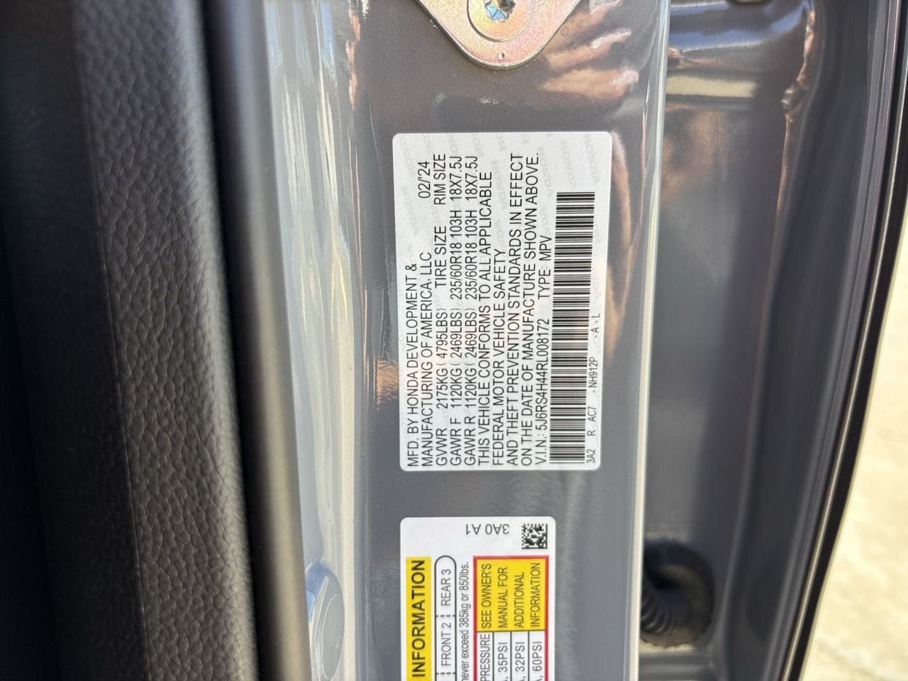 Certified 2024 Honda CR-V EX image 30