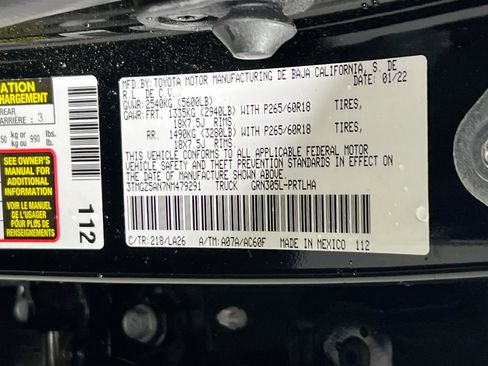 Used 2022 Toyota Tacoma Limited w/ Nightshade Package image 33