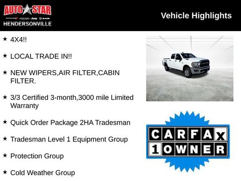 Used 2023 RAM 3500 Tradesman w/ Chrome Appearance Group image 4