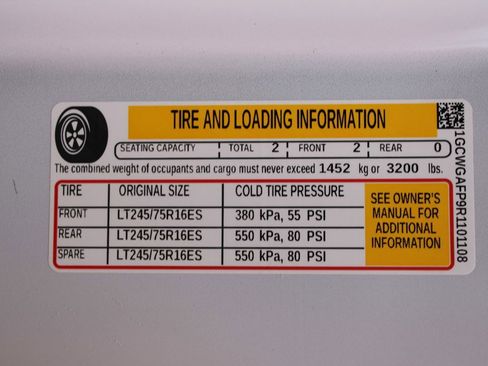 Used 2024 Chevrolet Express 2500 WT 135WB CARGO VAN w/ Driver Convenience Package image 40