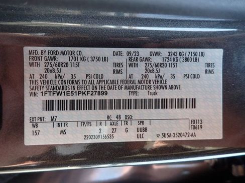 Used 2023 Ford F150 XLT w/ Equipment Group 302A High AWD/4WD image 24