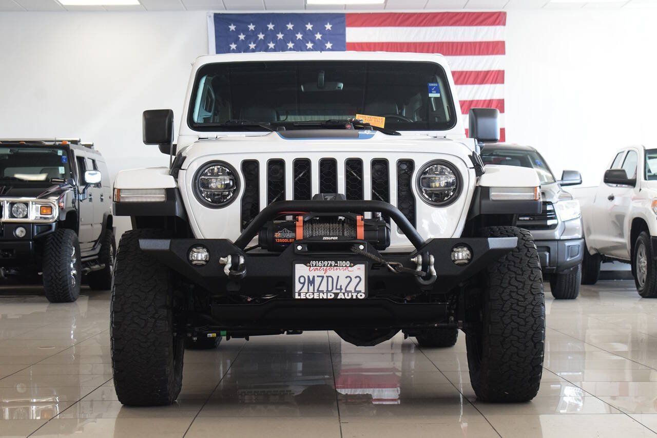 Used 2021 Jeep Wrangler Unlimited Rubicon 4xe w/ Steel Bumper Group AWD/4WD image 2