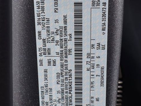 Used 2025 Ford F150 XLT w/ Equipment Group 301A Standard AWD/4WD image 32