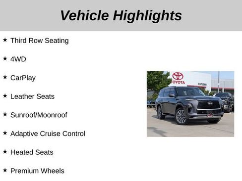 Used 2025 INFINITI QX80 Luxe w/ Cargo Package AWD/4WD image 5