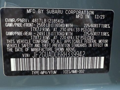 Used 2024 Subaru Crosstrek 2.0i Premium AWD/4WD image 47