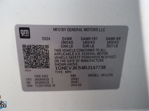 Used 2024 Chevrolet Traverse Z71 w/ Enhanced Driving Package AWD/4WD image 33