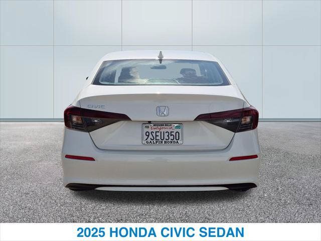 Certified 2025 Honda Civic LX image 8