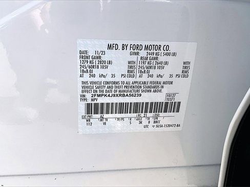 Certified 2024 Ford Edge SEL w/ Convenience Package image 28