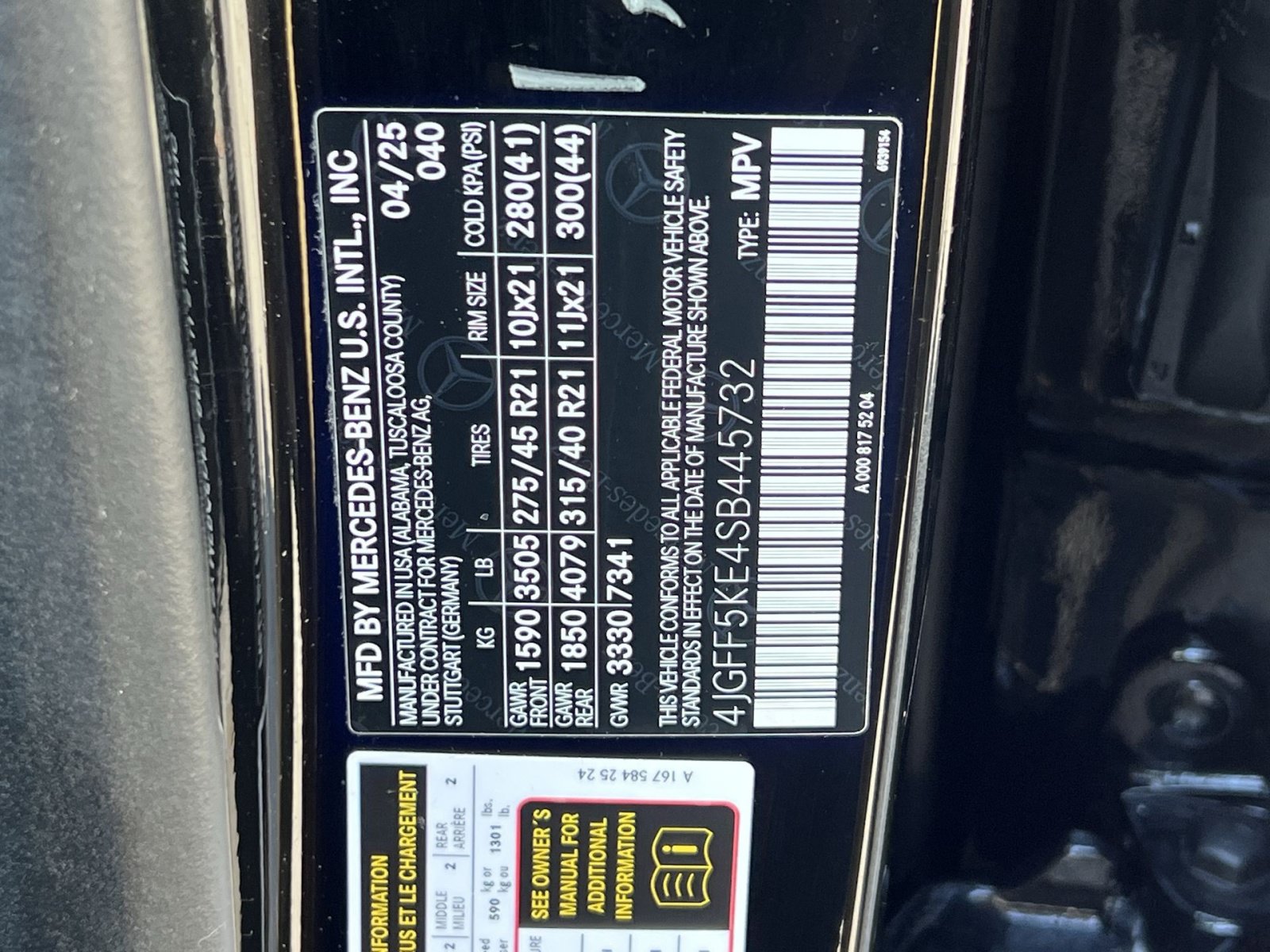 Certified 2025 Mercedes-Benz GLS 450 4MATIC image 45