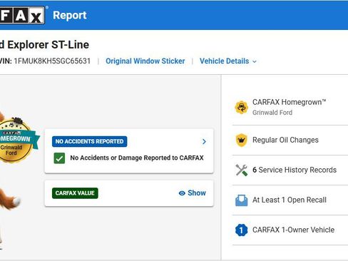 Certified 2025 Ford Explorer ST-Line w/ Premium Package AWD/4WD image 2