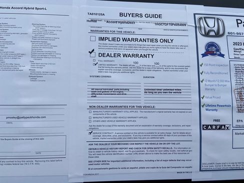 Used 2023 Honda Accord Sport image 5