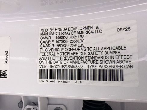 Used 2025 Honda Accord LX image 18