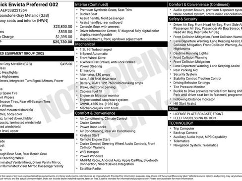 Used 2025 Buick Envista Preferred image 1