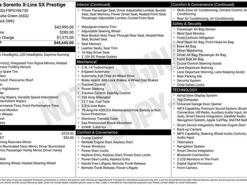 Certified 2023 Kia Sorento SX Prestige AWD/4WD image 10