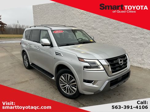Used 2021 Nissan Armada SL w/ Captain's Chairs Package image 1