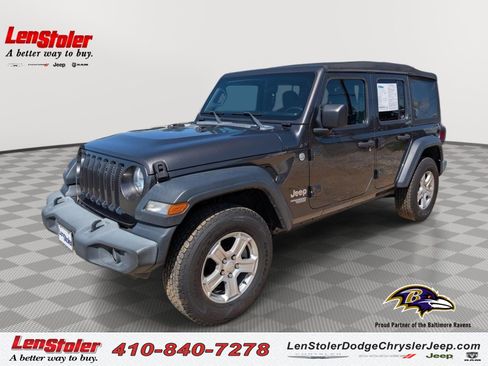 Used 2019 Jeep Wrangler Unlimited Sport S AWD/4WD image 1