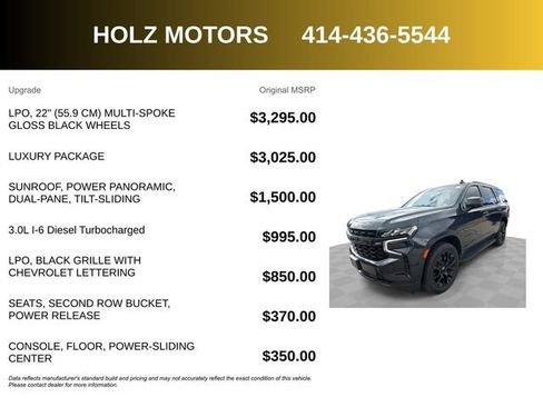 Used 2023 Chevrolet Tahoe RST w/ Luxury Package image 5