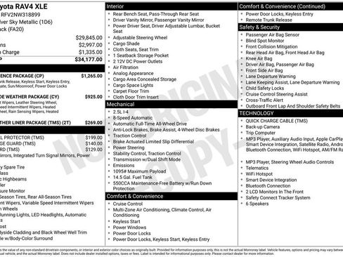 Used 2022 Toyota RAV4 XLE w/ Convenience Package AWD/4WD image 13