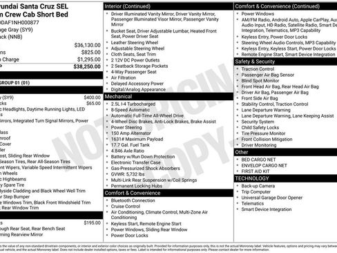 Used 2022 Hyundai Santa Cruz SEL Premium AWD/4WD image 30