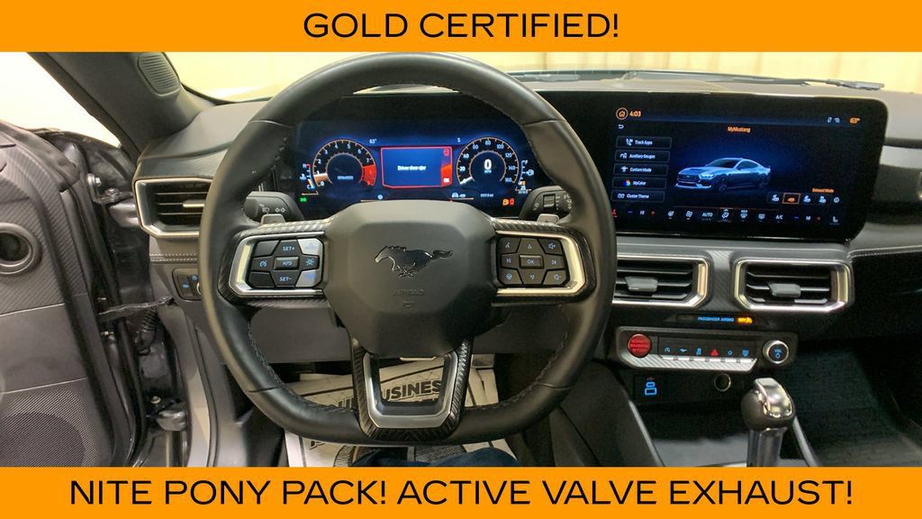 Certified 2025 Ford Mustang GT Premium w/ Mustang Nite Pony Package RWD image 25