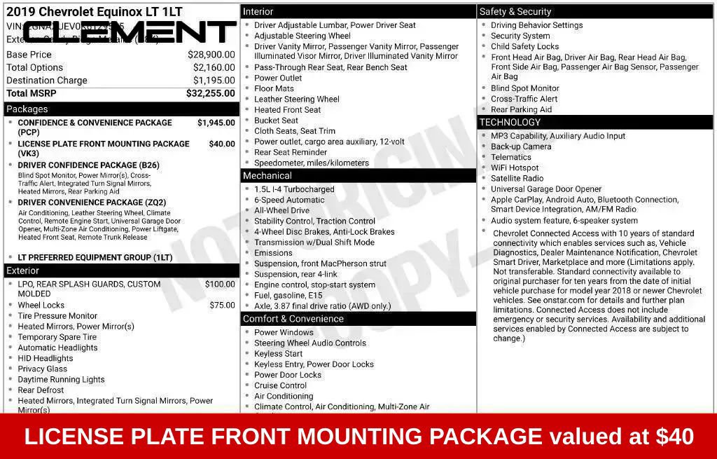 Used 2019 Chevrolet Equinox LT AWD/4WD image 8