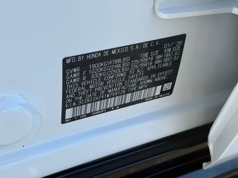 New 2026 Honda HR-V EX-L image 33