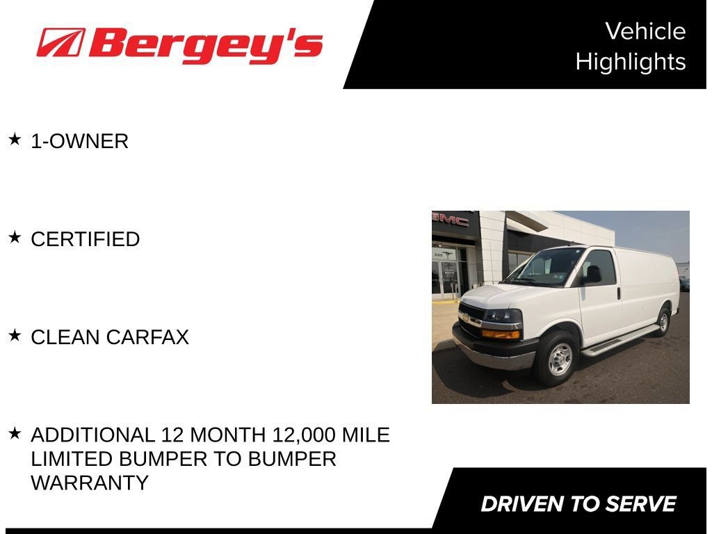 Certified 2025 Chevrolet Express 2500 w/ Driver Convenience Package RWD image 4