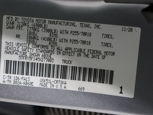 Used 2021 Toyota Tundra SR5 image 37