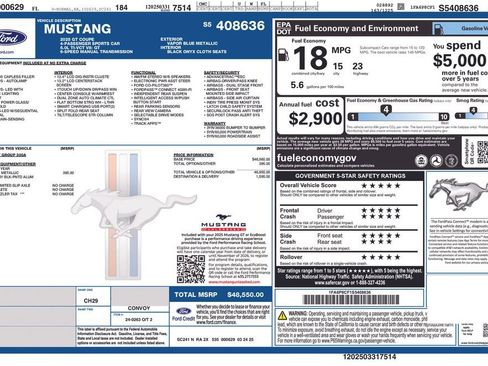 Used 2025 Ford Mustang GT RWD image 5