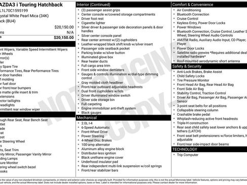Used 2012 MAZDA MAZDA3 i Touring image 26