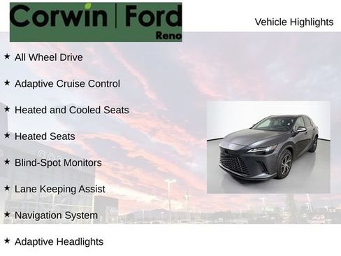 Used 2024 Lexus RX 350 Premium w/ Accessory Package AWD/4WD image 8