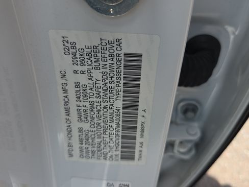 Certified 2021 Honda Accord Touring image 25