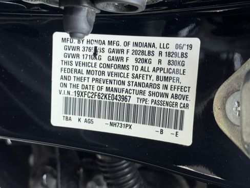 Used 2019 Honda Civic LX image 38