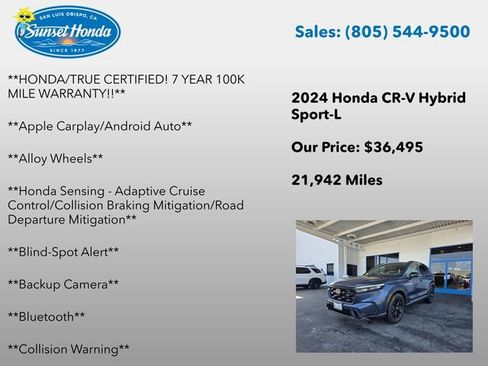 Used 2024 Honda CR-V Sport-L image 6