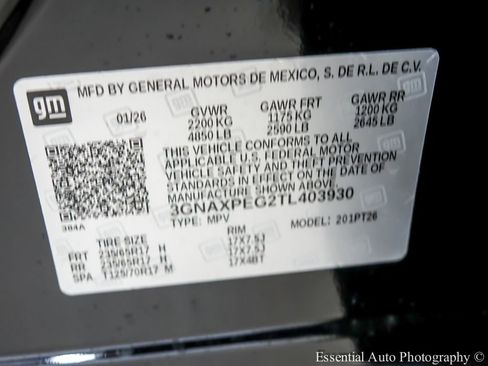 New 2026 Chevrolet Equinox LT w/ LPO, Floor Liner Package AWD/4WD image 20