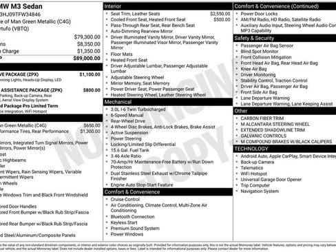 Used 2026 BMW M3 w/ Executive Package RWD image 34