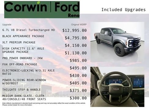 Used 2024 Ford F250 XLT w/ Black Appearance Package AWD/4WD image 3