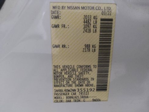 Used 2022 Nissan Altima 2.5 SV AWD/4WD image 33