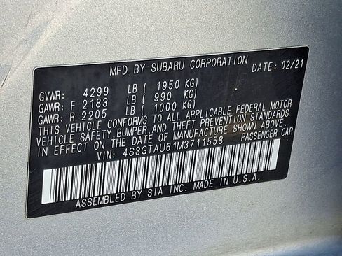 Used 2021 Subaru Impreza 2.0i Limited image 30