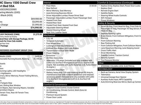 Used 2024 GMC Sierra 1500 Denali w/ Technology Package AWD/4WD image 21