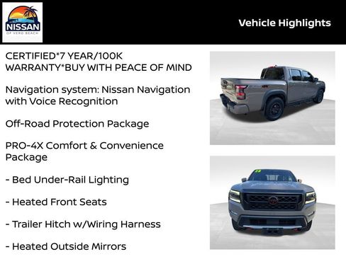 Certified 2022 Nissan Frontier PRO-4X w/ Pro-4X Premium Package AWD/4WD image 19
