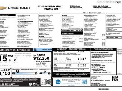 New 2026 Chevrolet Silverado 1500 LT Trail Boss w/ LT Trail Boss Premium Package