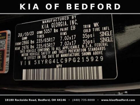 Certified 2023 Kia Sorento LX FWD image 14