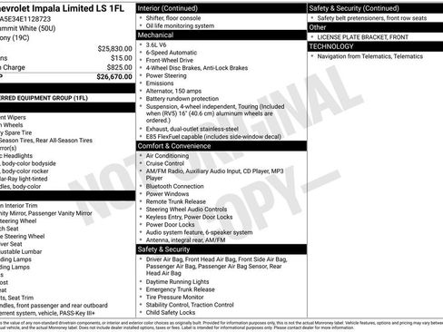 Used 2014 Chevrolet Impala Limited LS image 7