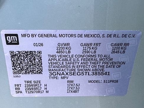 New 2026 Chevrolet Equinox ACTIV w/ Safety and Technology Package image 25