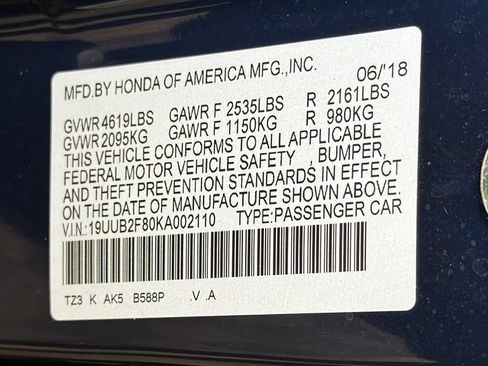 Used 2019 Acura TLX V6 w/ Advance Package FWD image 33
